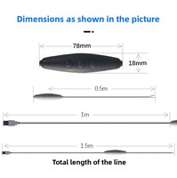 Lampe de bureau LED monochrome à trois boutons, gradation en ligne, alimentation USB, contrôle de la luminosité en continu, fonction veilleuse, matériau PVC