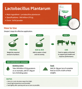 Poudre Probiotique <span class=keywords><strong>Lactobacillus</strong></span> Plantarum pour Additif Alimentaire Bétail & Volaille Améliore la Digestion, l'Immunité et l'Utilisation des Aliments - Product Image 4