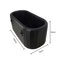 Baignoire d'angle confortable pour 1 personne, taille personnalisée 150*76*62cm, bain à remous, matériau DWF, baignoire de massage pour la famille