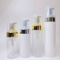 100ml 120ml 150 200 250ml Blanc Noir Or Mousse Pompe Bouteille Shampooing Bouteille Lash Rechargeable Liquide Nettoyant Pour Le Visage Moussant Bot