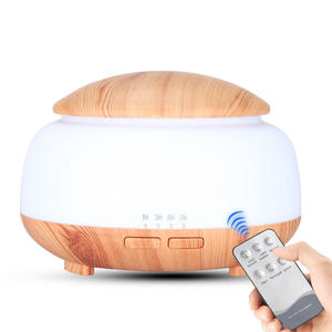 Diffuseur d'arômes à grain de bois 300 ml, humidificateur ultrasonique avec télécommande pour la maison et le bureau - Product Image 1