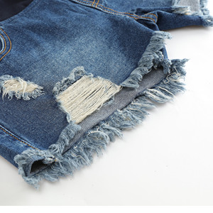 Pantaloni <span class=keywords><strong>premaman</strong></span> traspiranti in morbido denim <span class=keywords><strong>pantaloncini</strong></span> a vita bassa con supporto per il ventre - Product Image 5