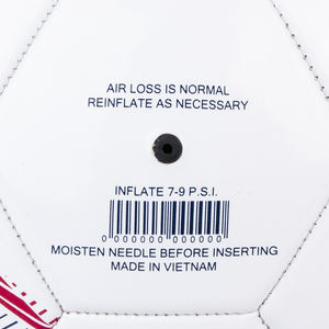 CJ Sports Logo personnalisable bleu rouge PVC cuir ballon de Football Durable 350-380g pour les matchs d'entraînement récréatif cousu à la Machine - Product Image 3