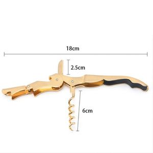 Custom Logo Wine Accessory Tool Metal 2 Step Gold Customize Red Wine Key Waiter <b>Cork</b> <b>Bottle</b> Corkscrew Wine Opener - Product Image 2