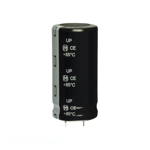 ตัวเก็บประจุแบบ Through Hole รุ่น ECO-S1VP153CA ของแท้ ยี่ห้อ CAP ALUM ความจุ 15000uF 20% 35V แบบ Snap-in TH 15000uF - Product Image 1