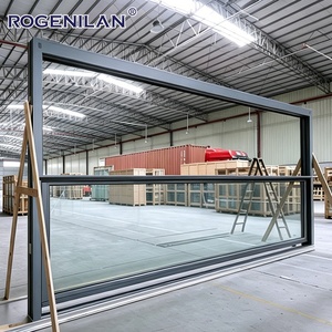 Fenêtres électriques à levage vertical Rogenilan, grandes, intelligentes, en aluminium, à double vitrage, économiseuses d'énergie, avec verre trempé - Product Image 1