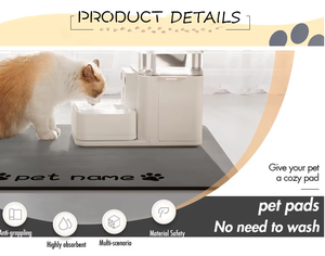 Quatro Estações Universal Pet Dog Floor Mat Tapete De Alimentação De Luxo Tradicional Dog Cage Mat Cat - Product Image 3
