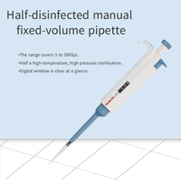 Micropipette de laboratoire 0,1 µl-1000 µl, pipette de laboratoire autoclavable, micropipette à volume variable réglable numériquement 100 µl-1000 µl