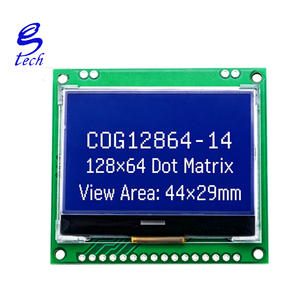 128*64 COG จอแสดงผล LCD อินเทอร์เฟซแบบอนุกรม SPI แบบขนาน ST7565R ไดร์เวอร์โมดูล LCD แรงดันไฟฟ้าในการทำงาน 3.3V - Product Image 4