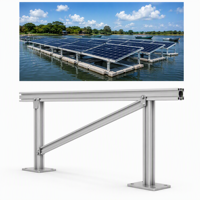 Supports de montage de panneaux solaires en acier inoxydable et alliage d'aluminium galvanisé à chaud, économiques, pour installation au sol