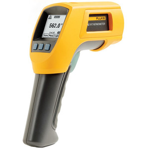 Thermomètre infrarouge à double mode 562 avec entrée de type K, pistolet thermique laser IP54 pour usage industriel, électrique et CVC - Product Image 3