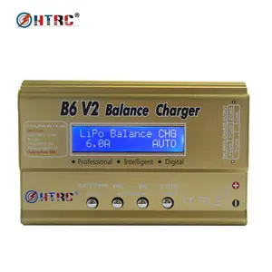 HTRC B6 V2 80W 6A Lipo Battery Charger Imax B6 Lipo Battery ChargerためLiHV LiPo LiIon LiFe NiCd NiMH PB Battery