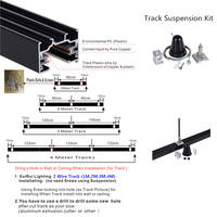Promo Terbatas Lampu Sorot Rel 2 Kabel Adaptor Lampu Rel Sirkuit Tunggal Adaptor Lampu Rel LED