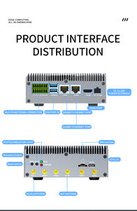 Boîtier AI robuste 4 Go 8 Go Nvidia Jetson Orin Nano Puce basée sur 20TOPS/40TOPS FAN Dissipation thermique Module de calcul de bord - Product Image 4