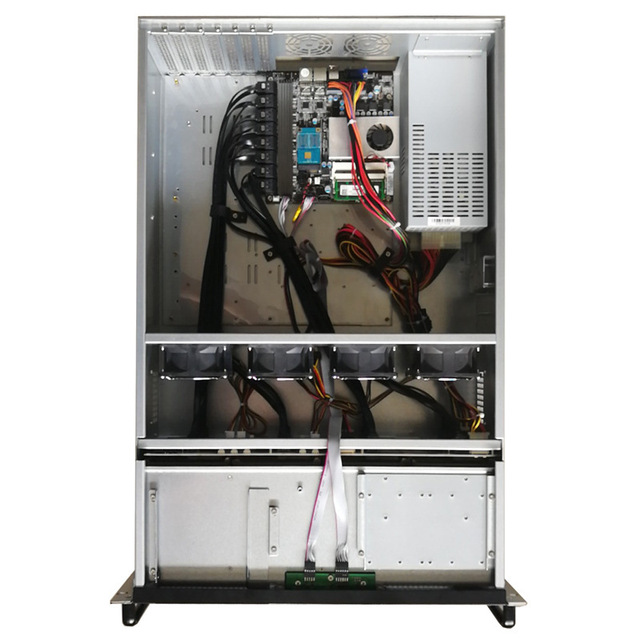 2U Server Chassis Data Storage EATX/ATX/ITX Motherboard Supported Gaming Aluminium Acryl Industrial 2U Server Case 5.25 1U