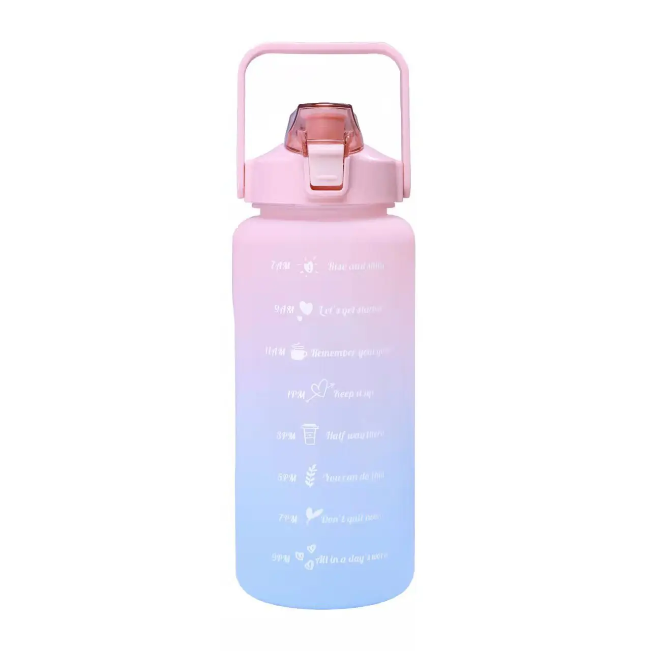 Пластиковая соломенная бутылка для воды