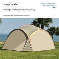Auvent pliable imperméable monocouche, tente dôme pare-soleil, équipement de camping extérieur multi-usages pour le glamping