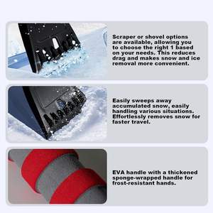 Grattoir de déneigement pour <span class=keywords><strong>pare</strong></span>-<span class=keywords><strong>brise</strong></span> de voiture Outil de nettoyage du gel - Product Image 6