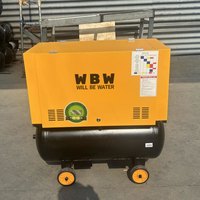 Compresseur d'air à vis monophasé à faible bruit 4kw 5hp 220V compresseur d'air à vis monophasé 600L/min 8bar