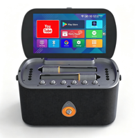 Machine de karaoké portable avec écran tactile HD de 11,6 pouces, Android, WiFi, haut-parleur avec microphone sans fil, karaoké familial en plein air