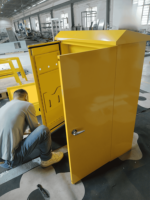 Boîtier de distribution électrique extérieur en acier inoxydable IP30 avec serrure hybride 300A 230V