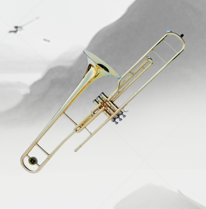 <span class=keywords><strong>Trombón</strong></span> de Marcha de Tres <span class=keywords><strong>Pistones</strong></span> Instrumento de Viento Profesional para Adultos Principiantes y Actuaciones Profesionales - Product Image 3