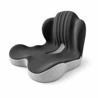 Coussin de siège ergonomique en mousse à mémoire de forme avec support dorsal, lavable et respirant, pour bureau et voiture, vente en gros