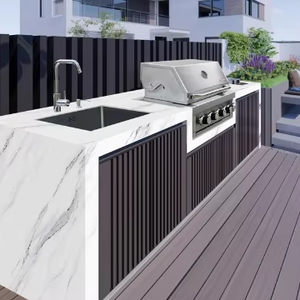 BAINENG <span class=keywords><strong>Cuisine</strong></span> extérieure préfabriquée en acier inoxydable pour projets hôteliers et de complexes hôteliers, conception gratuite en 48 heures, vente en gros - Product Image 2