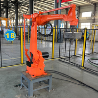 Robot Arm Palletizing Otomatis 6 Axis, Beban Angkut 50kg, Radius Kerja 2100mm, Robot Penanganan Industri