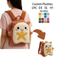 Sac à dos en peluche étoile pour enfants et tout-petits, couleur personnalisée, sans MOQ, avec certification CPC CE UKCA EN71
