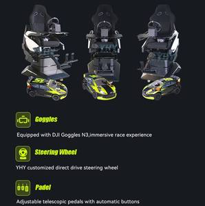 Nuevo diseño, compatible con monedas, juego comercial <span class=keywords><strong>F1</strong></span>, máquina de conducción de automóviles VR AR, escena <span class=keywords><strong>Real</strong></span>, <span class=keywords><strong>simulador</strong></span> de movimiento de carreras de automóviles - Product Image 5