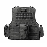Équipement tactique d'entraînement à dégagement rapide personnalisé avec pochette Molle WARGAME porte-plaque gilet harnais gilet tactique