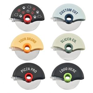 Vente en gros usine : Mini roulette à pizza personnalisable avec logo, lame de sécurité 304 et protège-lame, pour cadeaux d'entreprise - Product Image 3
