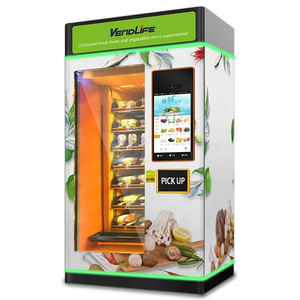 Các Nhà Sản Xuất Oxy Thang Máy Tủ Đông Gà Món Tráng Miệng Đông Lạnh Thực Phẩm Cookie Bánh Sushi Trứng Salad Máy Bán Hàng Tự Động Với Thẻ Tín Dụng - Product Image 5