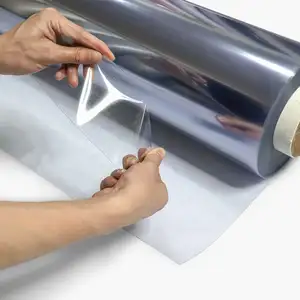 80 Micron Transparent PVC Plastic Boxes PVC Rigid Film Roll Clear PVC PE Plastic Foil Sheet Factory Price