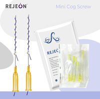 R Rejeon 25g 38/60mm Mini Cog Screw Thread Los Hilos PDO/PCL/PLLA Coréen ISO/CE pour l'esthétique et la formation, OEM/ODM disponible