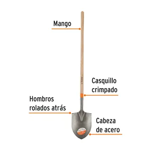 Truper classica pala di irrigazione Set 3 unità Con lunga 49 'mango Caja Con 3 Unidades - Product Image 2