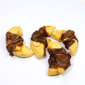 ขนมเนื้อสุนัขห่อเนื้อเป็ดและแอปเปิ้ลรสธรรมชาติที่ย่อยง่ายโปรตีนสูงปราศจากเม็ดขนมขบเคี้ยว - Product Image 3