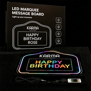 Prezzo di fabbrica personalizzato ricaricabile marquee message box letter board led VIP Glorifier Display LED Bottle Presenter per night club - Product Image 6