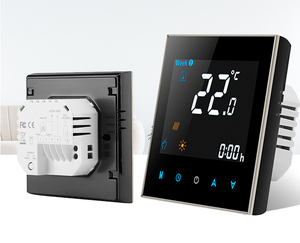 Beca-Termostato inteligente <span class=keywords><strong>con</strong></span> WiFi, controlador de temperatura hidrónico para el hogar, calefacción de <span class=keywords><strong>suelo</strong></span> <span class=keywords><strong>radiante</strong></span> para PC, alfombrilla calefactora de agua - Product Image 6