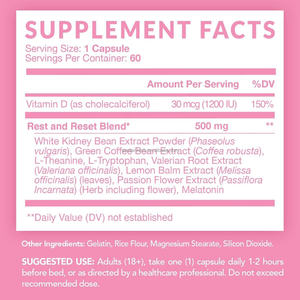 Suplemen Herbal OEM Kapsul Pembakar Lemak Malam Hari Label Pribadi Pencernaan Cepat Tidur Nyenyak untuk Dewasa - Product Image 5