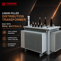 Transformateur de distribution à faible perte de puissance 10 kV 250 kVA S13, rempli d'huile, avec réservoir corrugué scellé