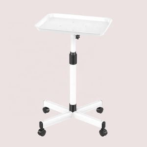 Chariot de Salon de Coiffure Moderne en Aluminium avec Plateaux Verrouillables, Chariot de Rangement Mobile à 4 Roues pour Salons Commerciaux - Product Image 1
