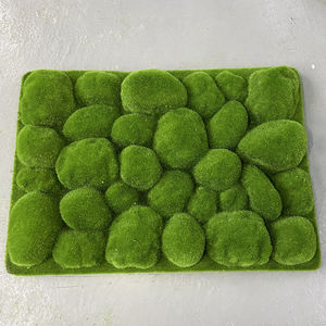 Panneau de <span class=keywords><strong>mousse</strong></span> simulée Herbe et fleurs Plante artificielle écologique Fond mural Décoration murale Tenture murale créative - Product Image 4