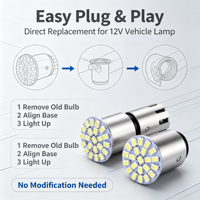 3014-22SMD LED Autolampe 6000K Weiß 12V Rückfahrlicht Seitenmarkierung Rückpositionsleuchte