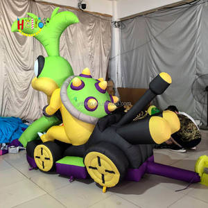 Tartaruga gonfiabile del modello animale gonfiabile divertente del fumetto dal motociclo - Product Image 5