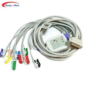 Compatibele HP/Bionet 10-afleidingen 12-kanaals <span class=keywords><strong>ECG</strong></span> EKG-kabel M1770A, M1771A, M1772A - Product Image 3