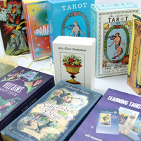 Cartes de tarot familiales personnalisées en usine avec boîte double en papier pour jeux et cadeaux