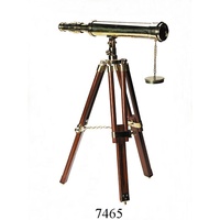 Telescopio de regalo náutico antiguo, binoculares de soporte Monocular marino de latón de calidad Premium, proveedores directos de latón duradero