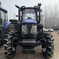 Tracteur agricole Lovol M1204 d'occasion de qualité supérieure, attelage standard à 3 points, prise de force à double vitesse